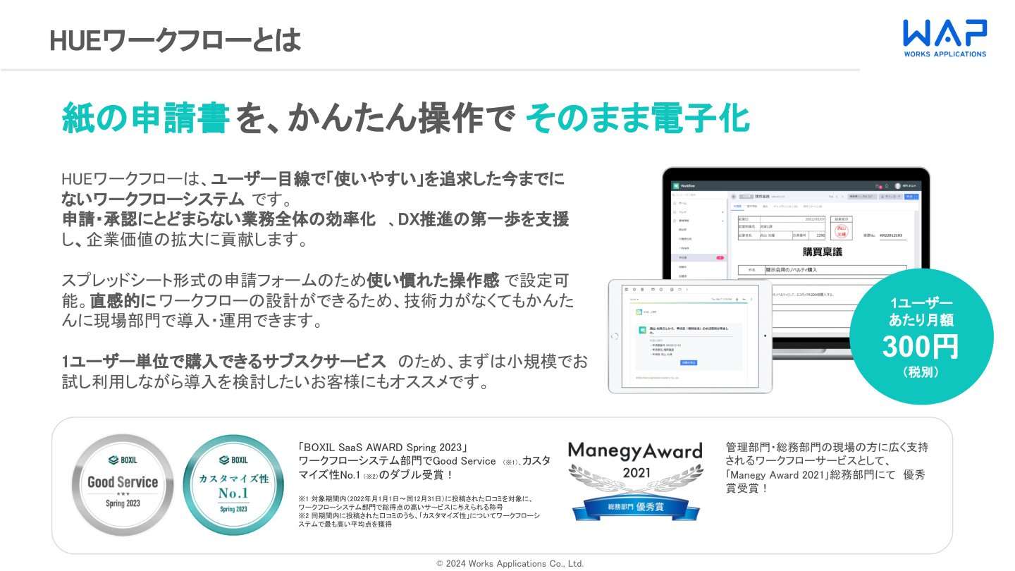 HUEワークフロー導入事例集