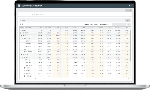 HUE Treasury 資金繰り予実照会