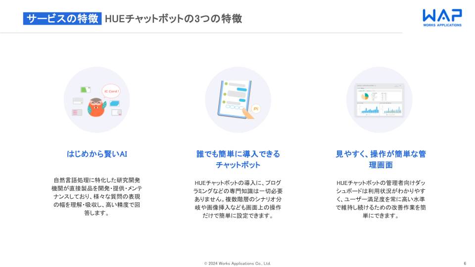 HUE チャットボット紹介資料