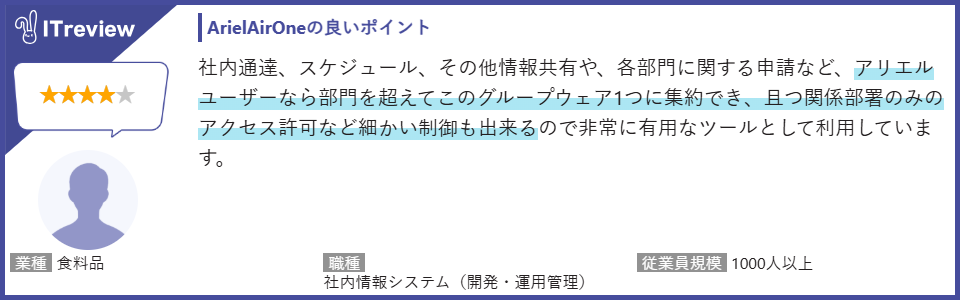 ArielAirOneの良いポイント１
