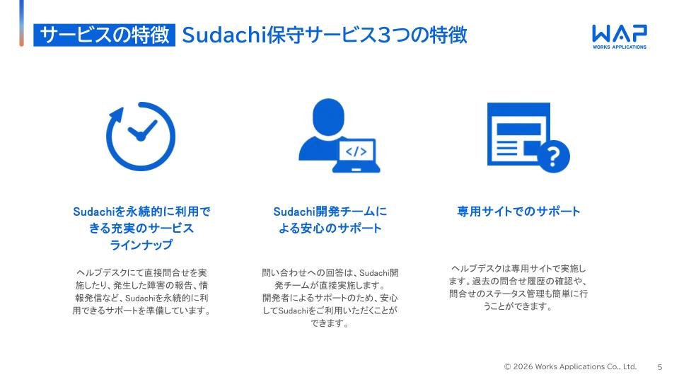 Sudachi保守サービス紹介資料